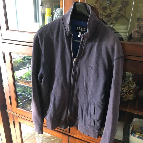 Beautiful ARMANI JEANS men's sweater with zipper - Picture 2 of 7